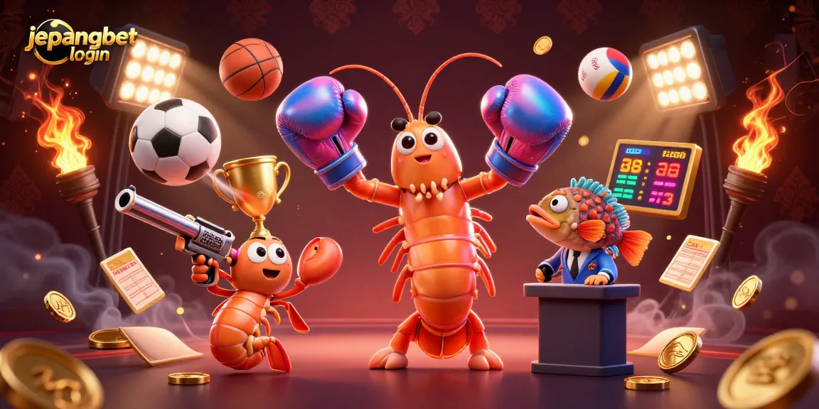 Engage with a vibrant sports betting scene showcasing jepangbet login featuring dynamic characters and rich details.