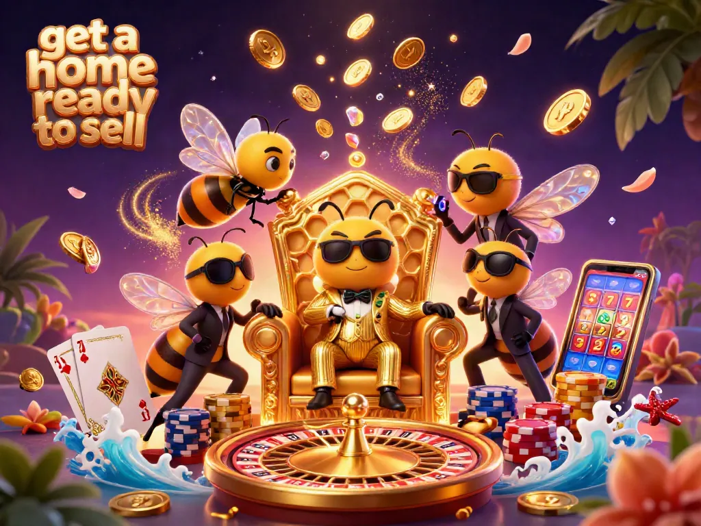 Experience the thrill of getting your home ready to sell with engaging casino vibes through a vibrant scene.