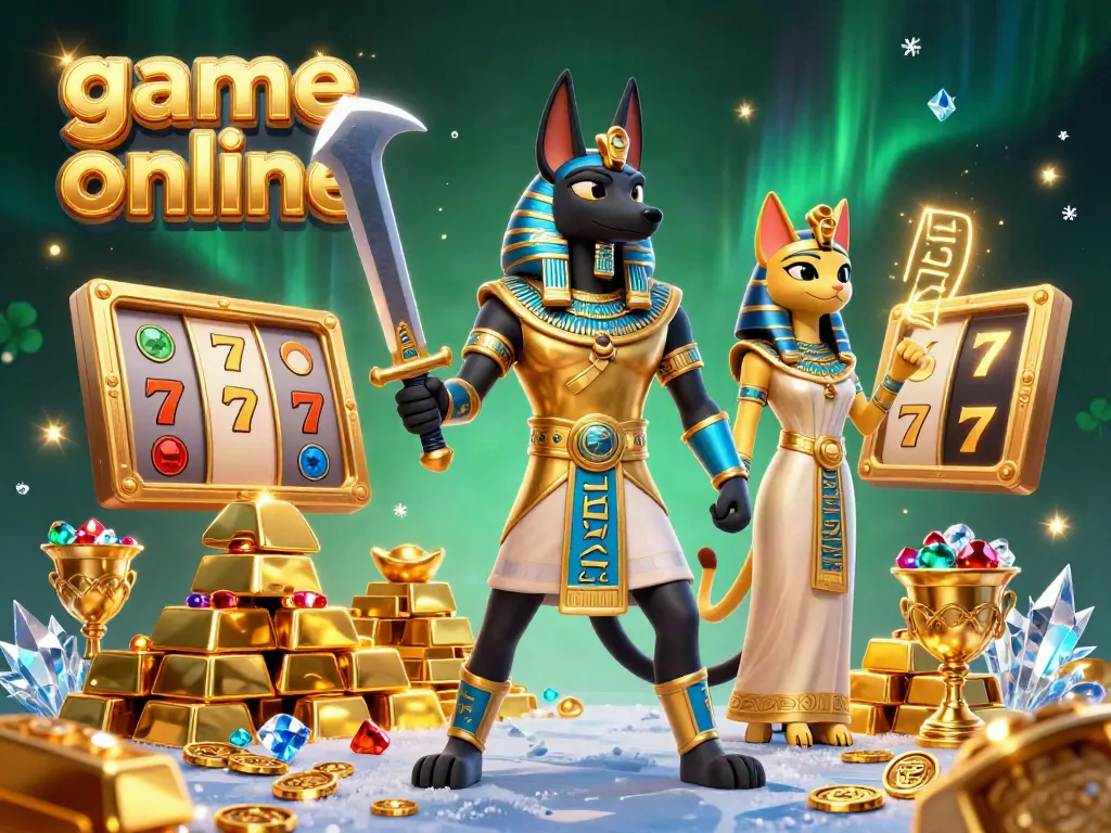 Experience thrilling game online with vibrant casino elements featured in a stunning illustration.