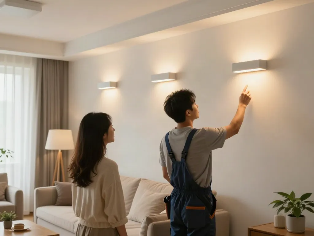 Aplice LED de perete moderne oferite de un furnizor de servicii locale, rezultate excelente, iluminat eficient și prietenos cu comunitatea.