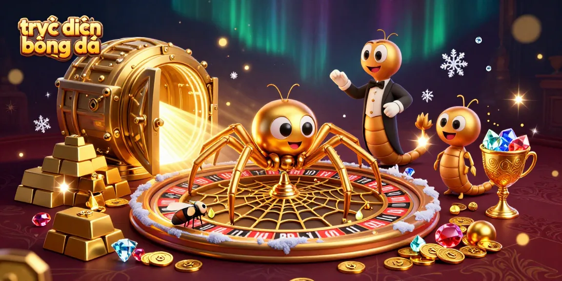 Engage in trực tiếp bóng đá with thrilling bets amidst a golden casino adventure.