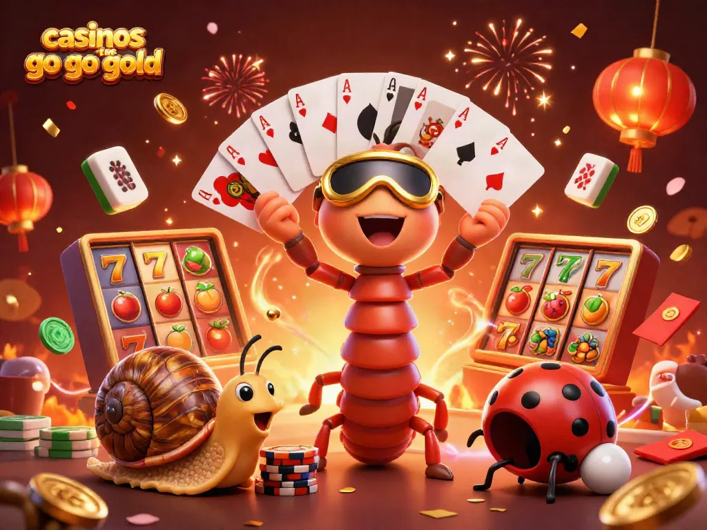 Experience the excitement of casinos like go go gold with vibrant 3D characters and dynamic slot symbols.