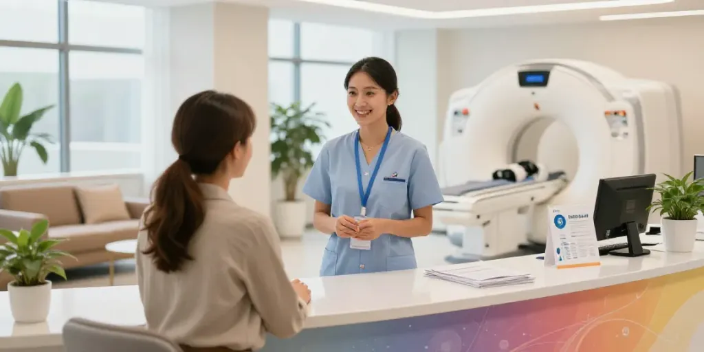 Patienten im Diagnostikzentrum Wolfsburg sollten eine positive Erfahrung in freundlicher Atmosphäre mitbringen.